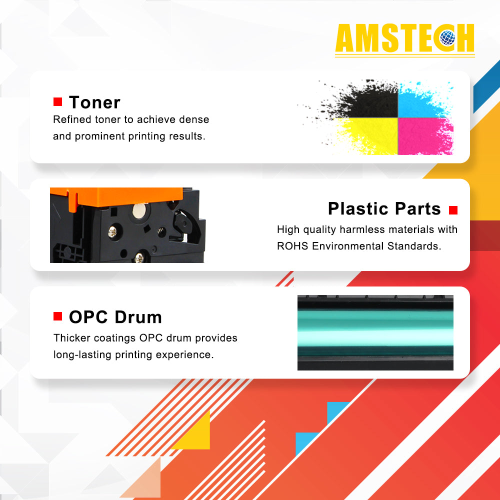 Amstech 1-Pack Compatible Toner for HP CF410A for HP Color LaserJet Pro MFP M477fnw M477fdn M477fdw M377dw Pro M452dw M452nw M452dn Printer (Black)