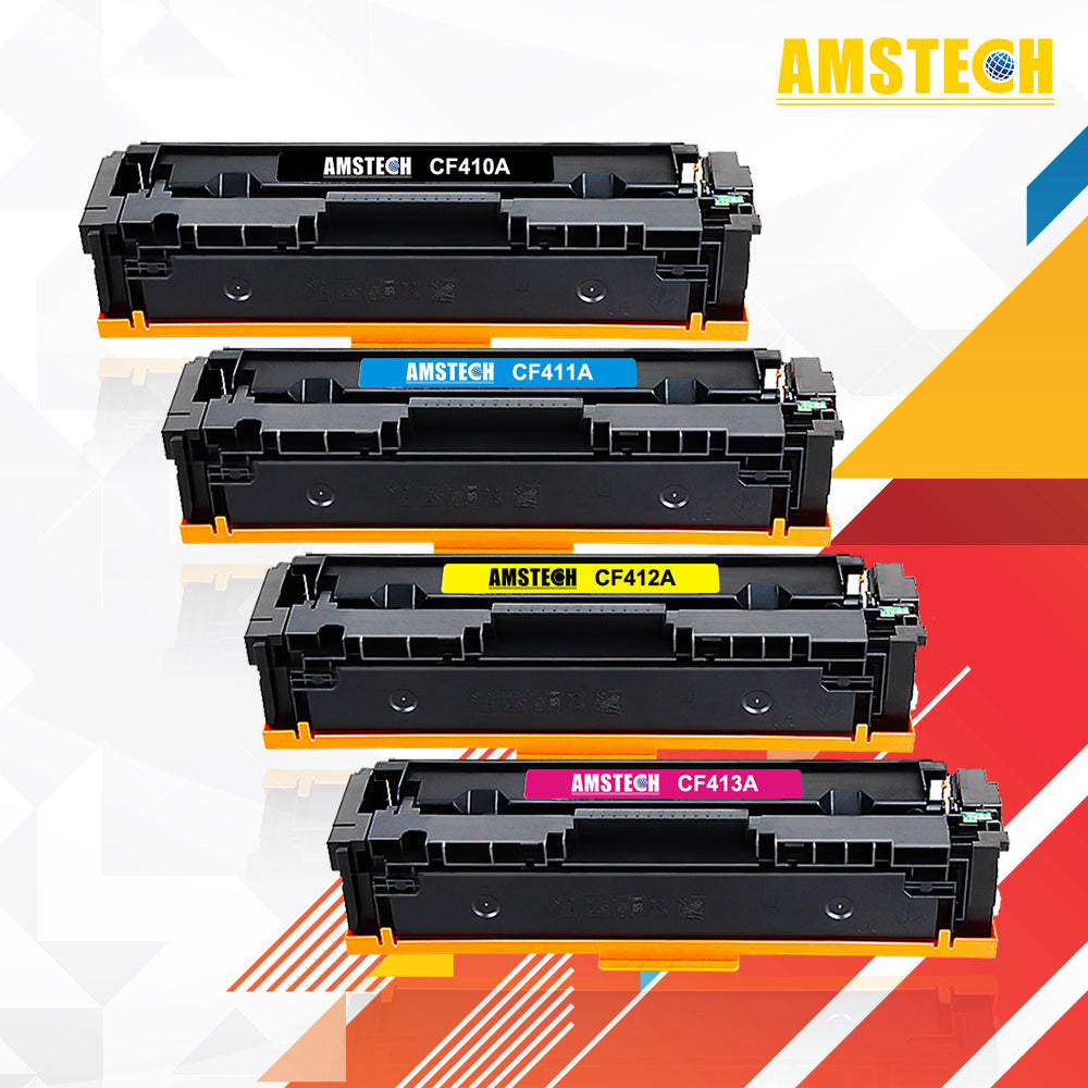 Amstech 1-Pack Compatible Toner for HP CF410A for HP Color LaserJet Pro MFP M477fnw M477fdn M477fdw M377dw Pro M452dw M452nw M452dn Printer (Black)