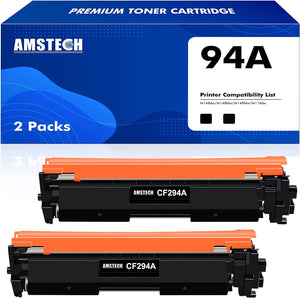 94A Toner Cartridge Replacement Compatible for HP 94A 94X CF294A for HP Laserjet Pro MFP M148fdw M148dw M149fdw Pro M118dw Printer Ink (Black, 2-Pack)