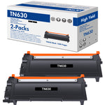 Load image into Gallery viewer, TN630 TN-630 Toner Cartridge Compatible for Brother TN-630 TN630 TN660 TN-660 MFC-L2700DW MFC-L2740DW HL-L2380DW HL-L2340DW DCP-L2540DW DCP-L2500D (Black,2-Pack)
