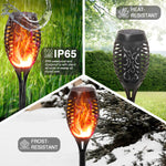 Load image into Gallery viewer, Solar Flickering Flame Torch, 4PCS Solar Garden Lights
