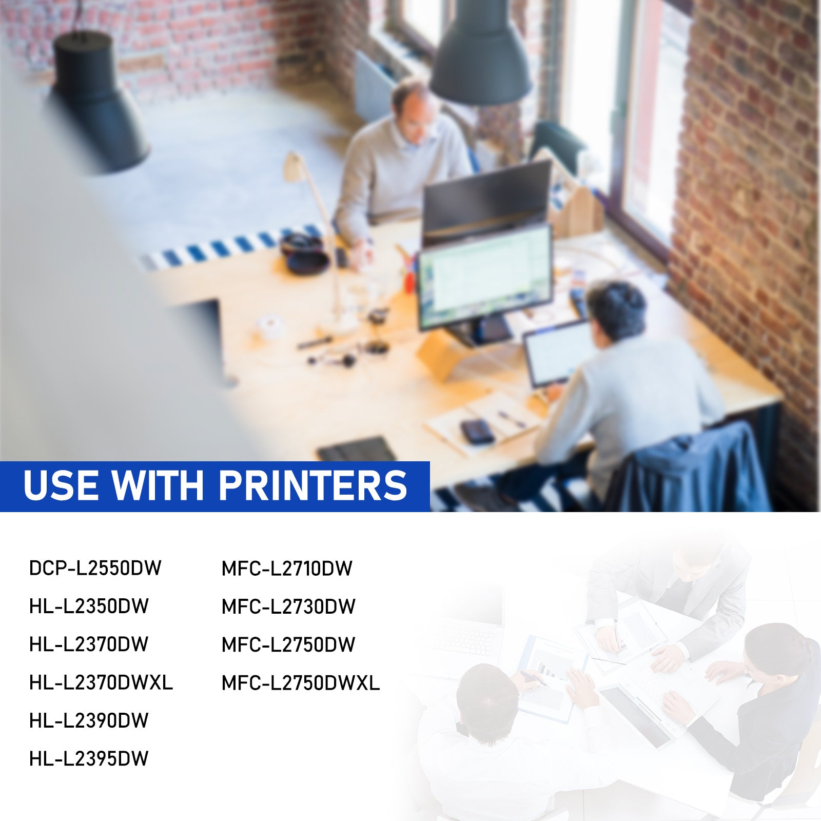 TN-760 Toner Cartridge and DR-730 Drum Unit Set Compatible for Brother TN760 TN730 DR730 use with DCP-L2550DW HL-L2350DW MFC-L2710DW MFC-L2690DW Printer (4x TN760 Toner, 1x DR730 Drum Unit )